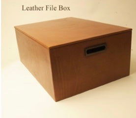 Leather File Box