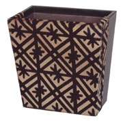 Leather Waste Paper Basket
